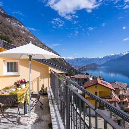 Apartman Lago Di Como Penthouse With Fantastic Panoramic Lake View, Hammam, Gym, Private Swimming Pool And Garden